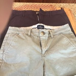 2 for 1 American Eagle Chino shorts